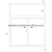 ALUMINIUM-SCHIEBEFENSTER - TK880